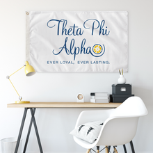 Load image into Gallery viewer, Theta Phi Alpha Stacked Logo Sorority Flag
