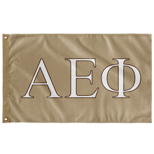 Load image into Gallery viewer, Alpha Epsilon Phi Sorority Flag - Fawn, White , and Rust