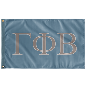 Gamma Phi Beta Sorority Flag - Once In A Blue Moon, A La Mode & Pearl
