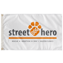 Load image into Gallery viewer, Street Dog Hero Flag - White
