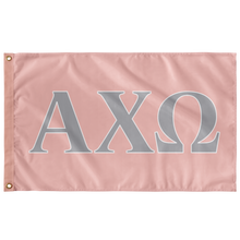 Load image into Gallery viewer, Alpha Chi Omega Sorority Flag - Hera, Chord &amp; White