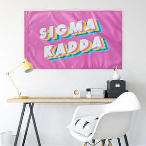 Sigma Kappa Vibes Sorority Flag