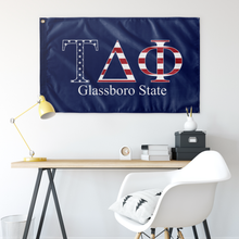 Load image into Gallery viewer, Tau Delta Phi Glassboro State USA Flag - Blue