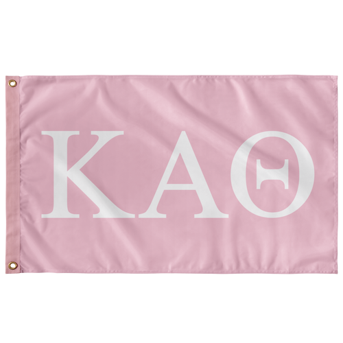 Kappa Alpha Theta Flag - Pink