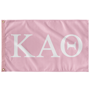 Kappa Alpha Theta Flag - Pink