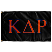 Load image into Gallery viewer, Kappa Delta Rho Flag - Black, Orange, Royal