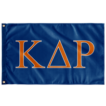 Load image into Gallery viewer, Kappa Delta Rho Fraternity Flag - Royal, Orange &amp; White