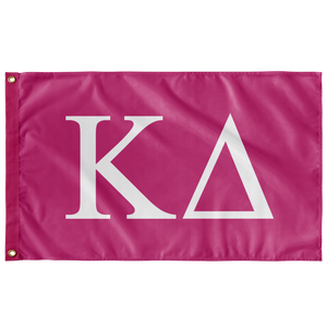 Kappa Delta Pink Sorority Flag