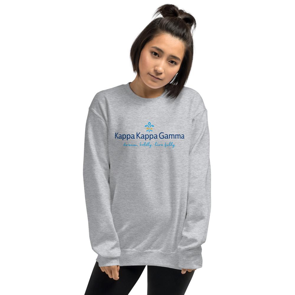 Kappa Kappa Gamma Sweatshirt - - Gifts DesignerGreek2 - Greek KKG Gear