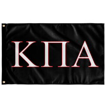 Load image into Gallery viewer, Kappa Pi  Alpha Fraternity Flag - Black, White, Red