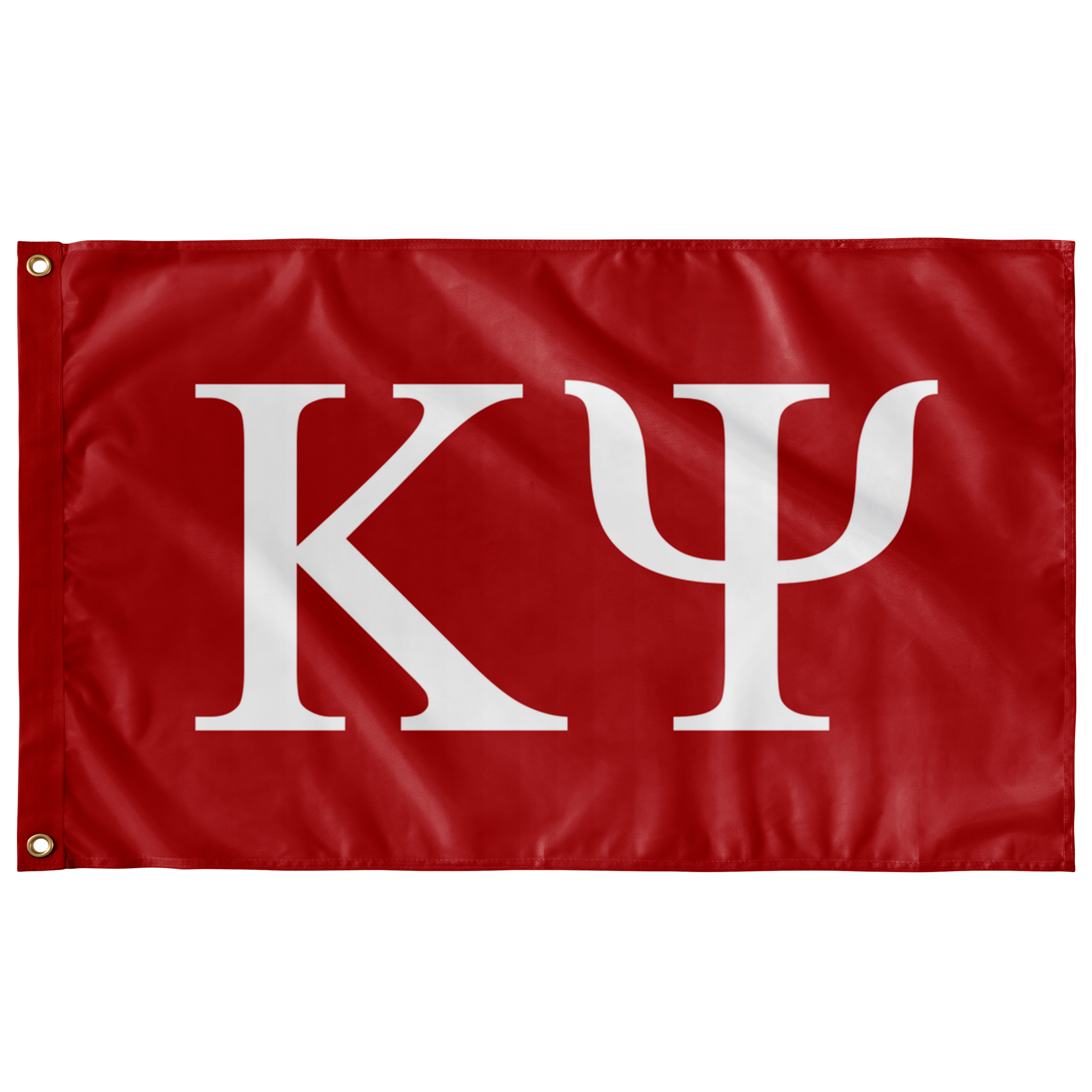 Kappa Psi Flags - Red & White Custom Greek Banner - DG2 – DesignerGreek2