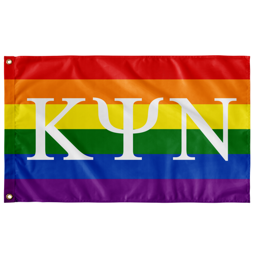 Kappa Psi Nu Love Wins Fraternity Flag