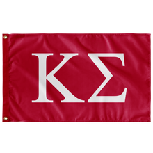 Load image into Gallery viewer, kappa sigma flag - red and white