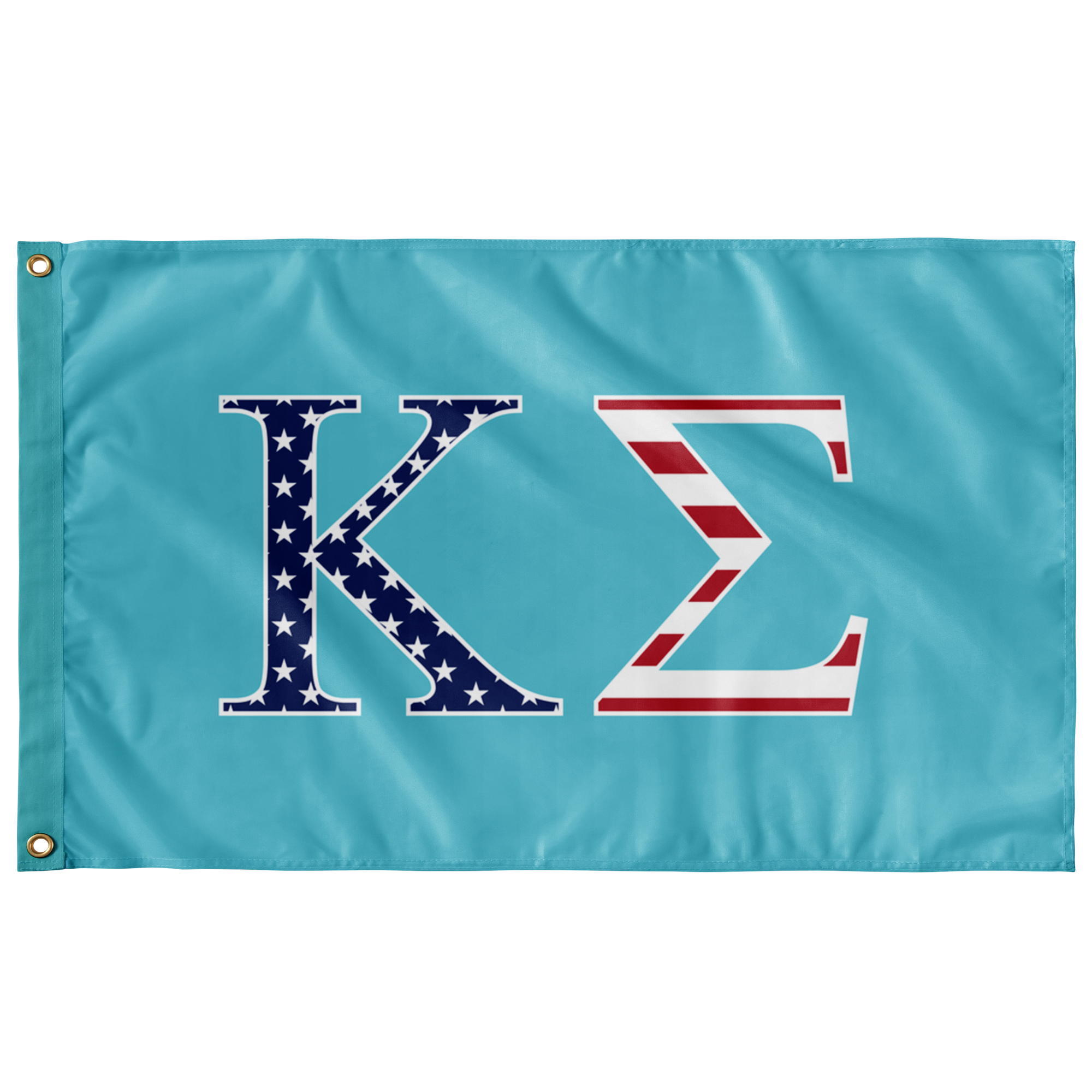 Kappa sigma top american flag letters