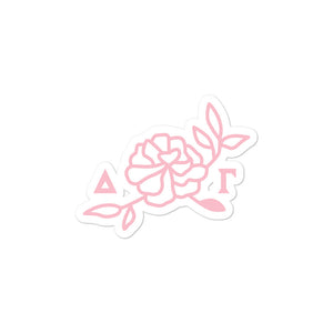 Delta Gamma Flower Sticker
