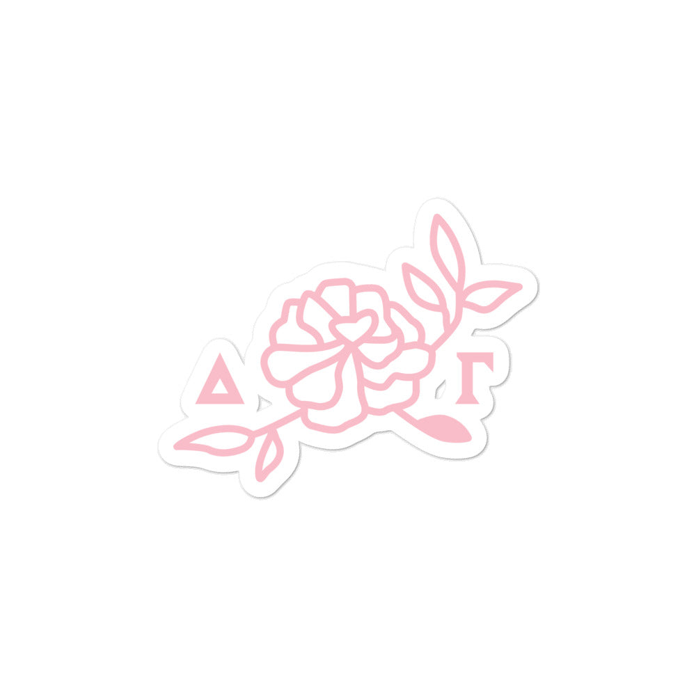 Delta Gamma Flower Sticker