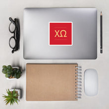 Load image into Gallery viewer, Chi Omega Greek Letters Sticker