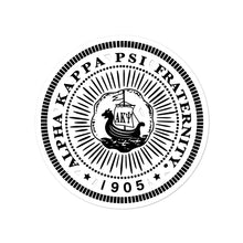 Load image into Gallery viewer, Alpha Kappa Psi Seal Sticker