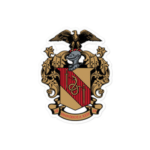 Theta Chi Coat Of Arms Sticker