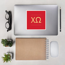 Load image into Gallery viewer, Chi Omega Greek Letters Sticker