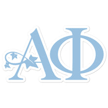 Load image into Gallery viewer, Alpha Phi Sorority Letters Sticker - Light Blue