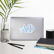 Load image into Gallery viewer, Alpha Phi Sorority Letters Sticker - Light Blue
