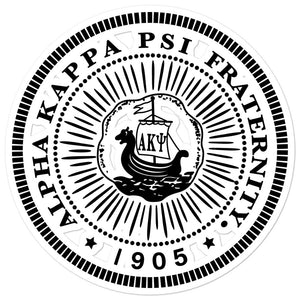 Alpha Kappa Psi Seal Sticker