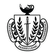 Load image into Gallery viewer, National Panhellenic Conference Coat Of Arms Sicker