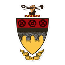 Load image into Gallery viewer, Theta Tau Coat Of Arms Sticker