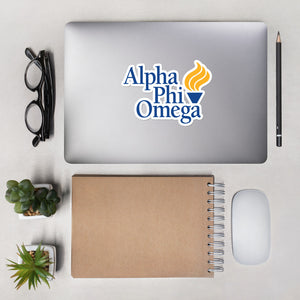 Alpha Phi Omega Logo Sticker
