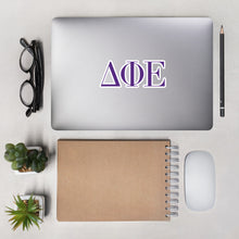 Load image into Gallery viewer, Delta Phi Epsilon Sticker - Purple