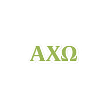 Load image into Gallery viewer, Alpha Chi Omega Sorority Letters Sticker - Greencastle