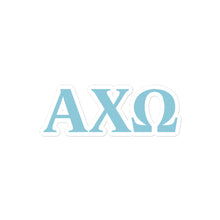Load image into Gallery viewer, Alpha Chi Omega Sorority Letters Sticker - Olympus