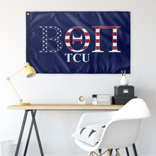 Load image into Gallery viewer, Beta Theta Pi TCU USA Flag - Blue