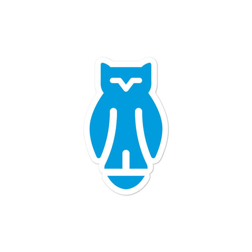 Kappa Kappa Gamma Owl Sticker - Gamma Blue