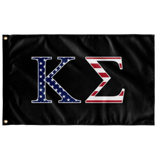 Load image into Gallery viewer, Kappa Sigma USA Flag - Black