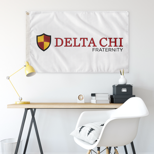 Delta Chi Horizontal Logo Fraternity Flag