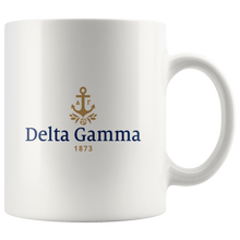 Load image into Gallery viewer, Delta Gamma Coffee Cup - White