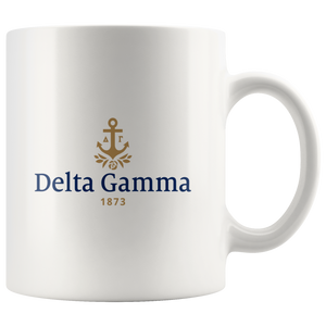 Delta Gamma Coffee Cup - White