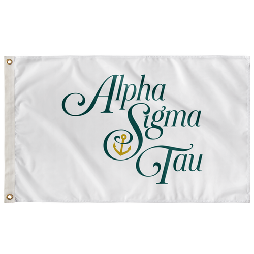 Alpha Sigma Tau Vertical Logo Sorority Flag