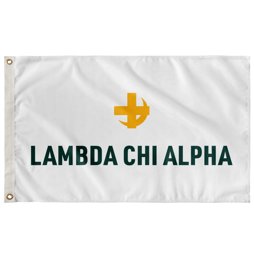 Lambda Chi Alpha Logo Flag - Greek Gifts