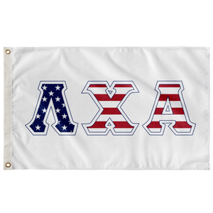 Lambda Chi Alpha USA Flag - Stars and Stripes Greek Banner