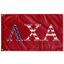 Load image into Gallery viewer, Lambda Chi Alpha USA Flag - Red