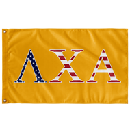 Lambda Chi Alpha USA Flag - Yellow