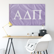Load image into Gallery viewer, Alpha Delta Pi Sorority Flag - Lavender &amp; White