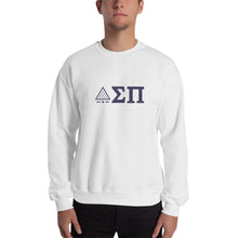 Load image into Gallery viewer, Sigma Pi Icon + Greek Letters Sweatshirt