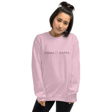 Load image into Gallery viewer, Sigma Kappa Sorority Logo Sweatshirt