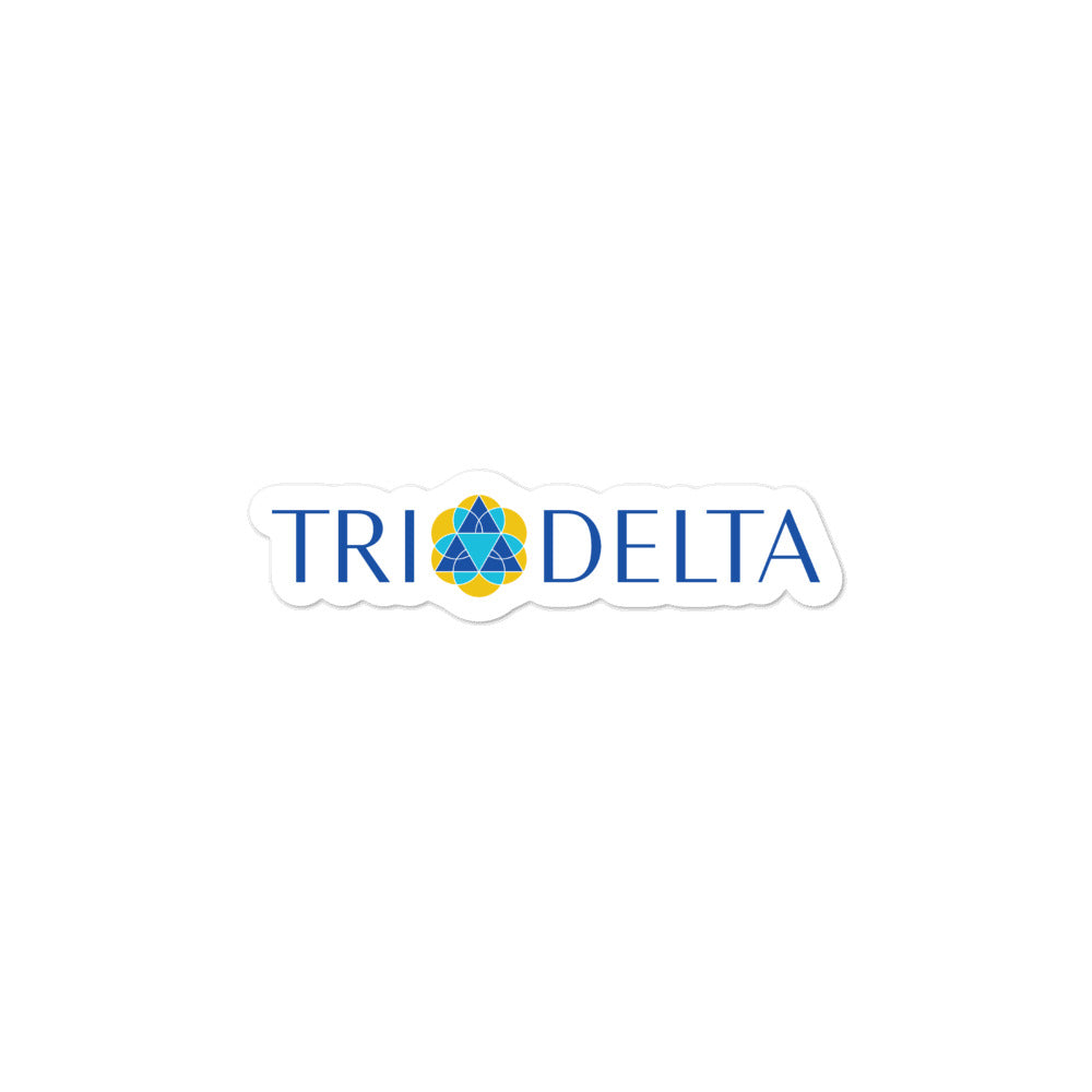 Delta Delta Delta Official Logo Sticker