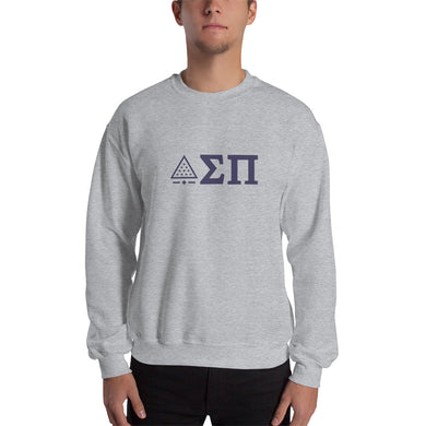 Sigma Pi Icon + Greek Letters Sweatshirt
