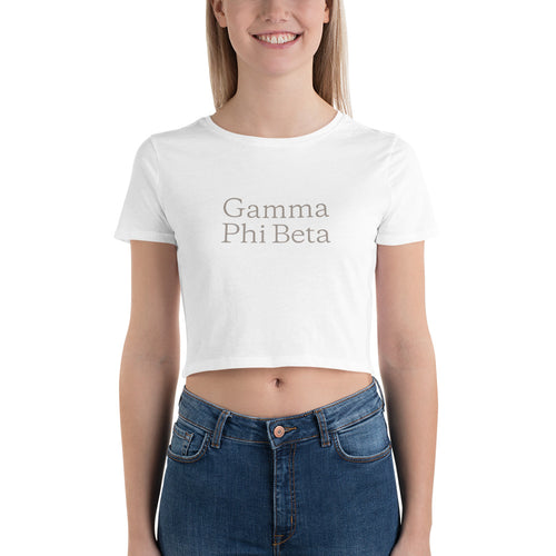 Gamma Phi Beta Sorority Crop Tee